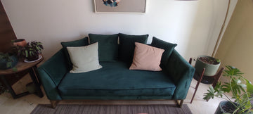 Musetta Design - Sillón verde terciopelo