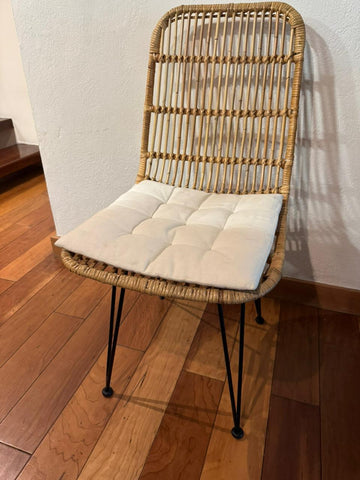 Tamarindo - Set de 6 Sillas de comedor de ratán