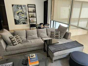 Sillón en L Gris
