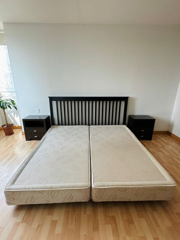 Set Dormitorio King sin Colchon