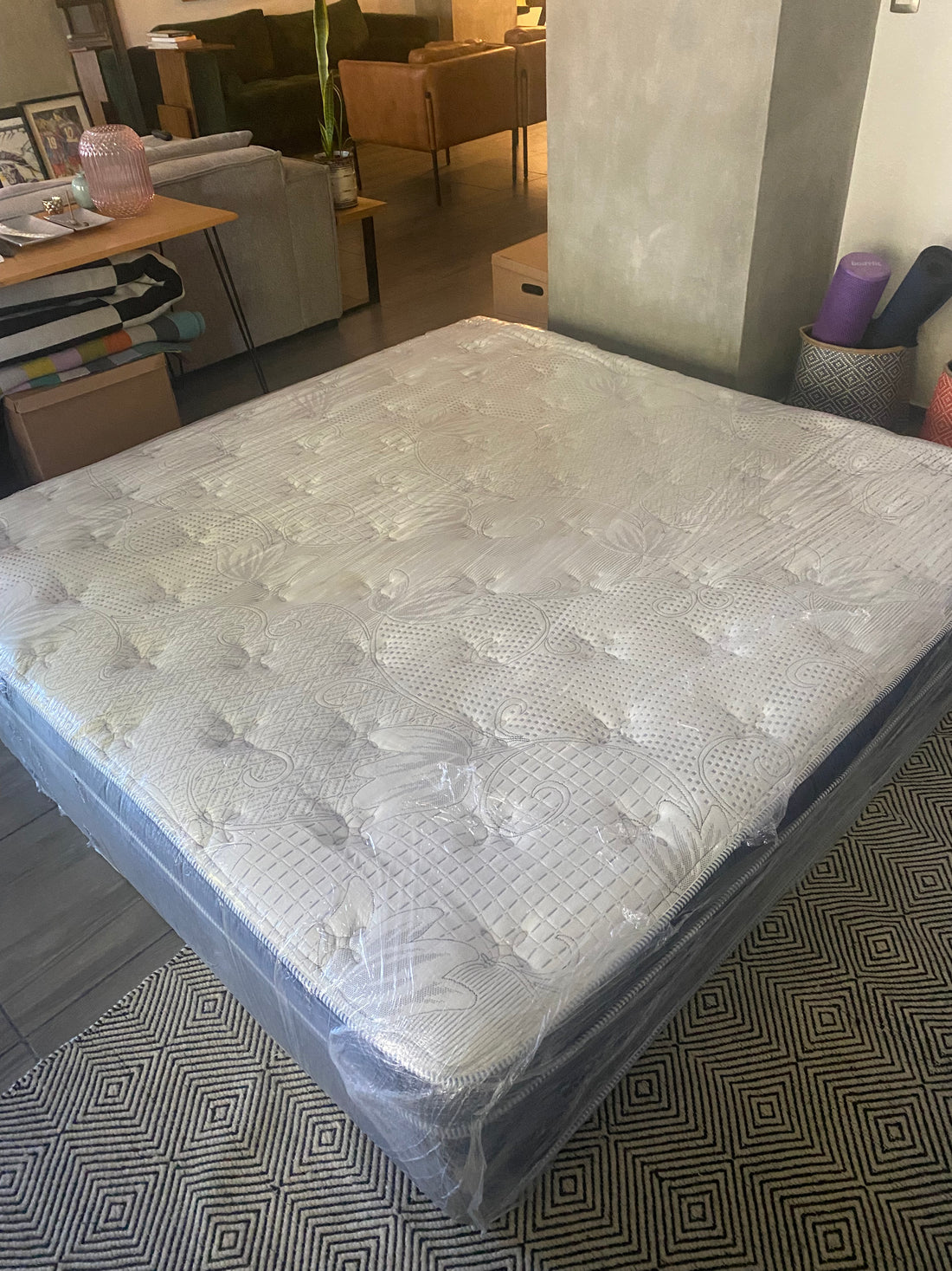 Spring Air- Colchón king size Ortofoam