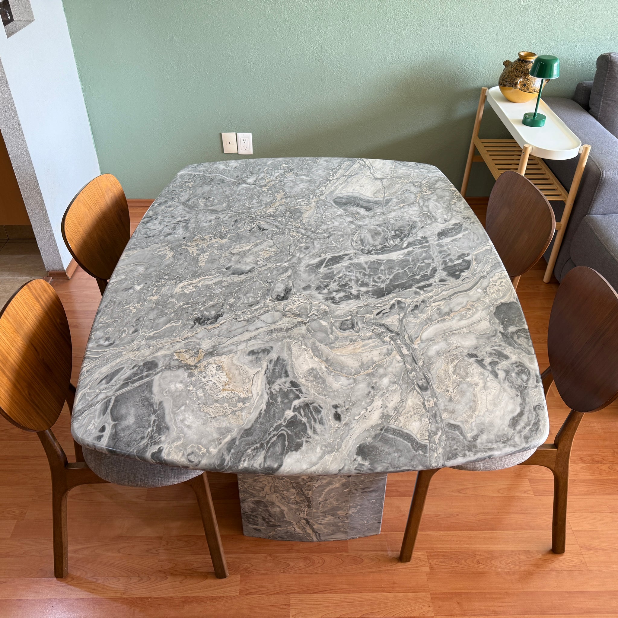 Mesa de comedor de mármol Italiano