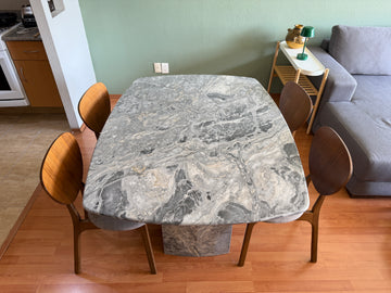 Mesa de comedor de mármol Italiano