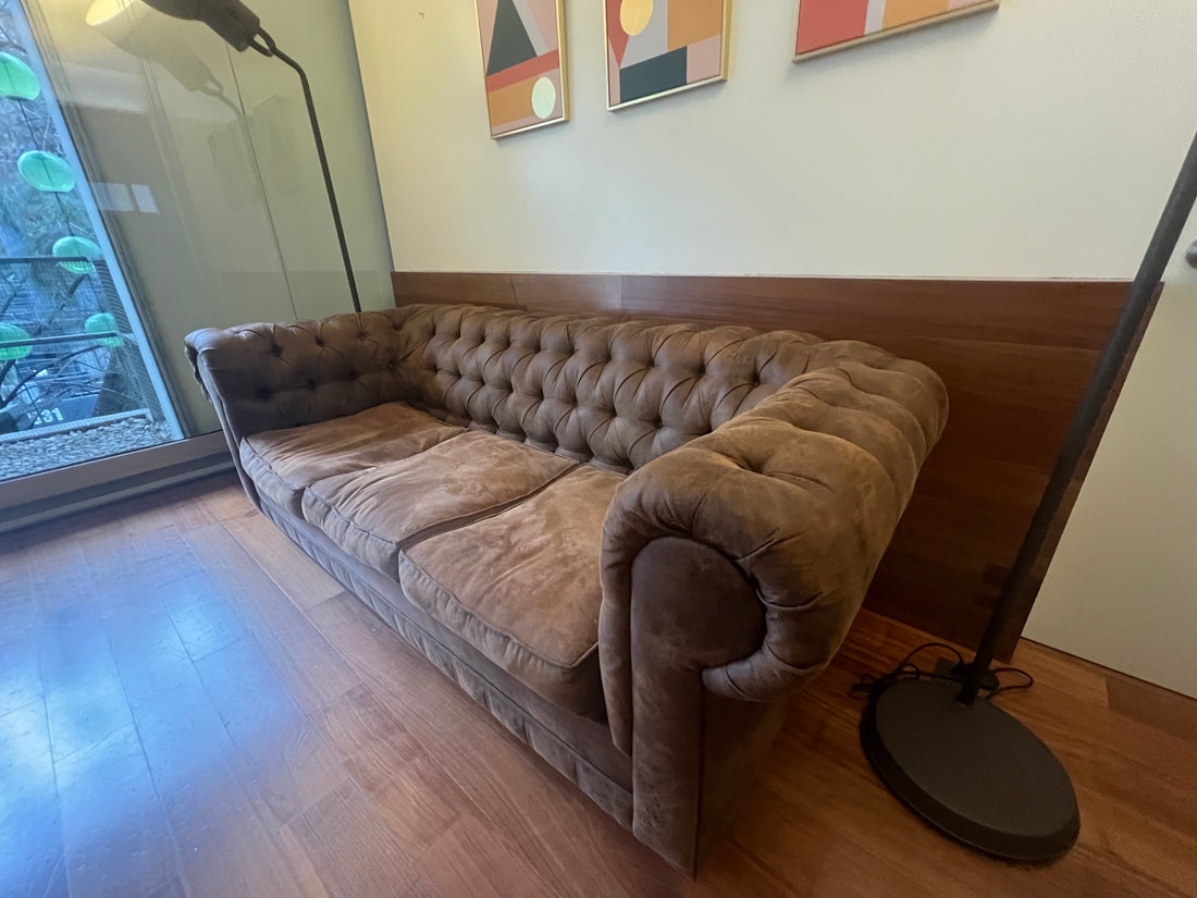 Sofá Chesterfield Cuero