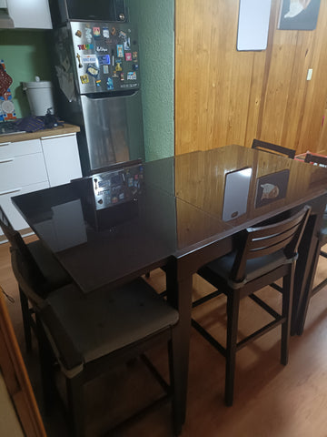 Comedor alto expandible capuccino