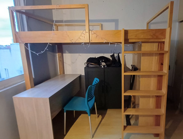 Litera de pino para niños