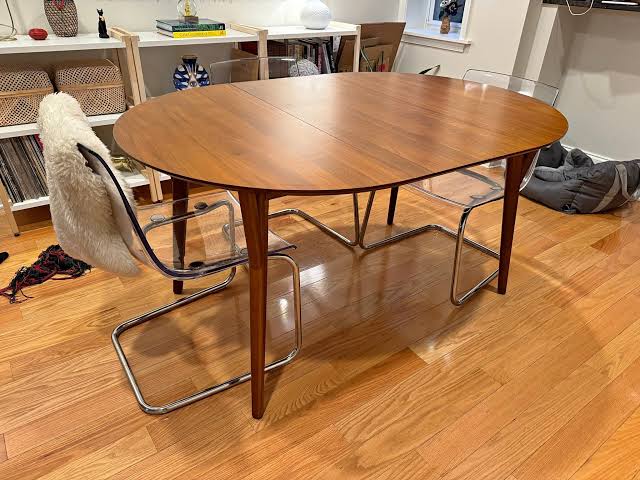Mid Century Café Comedor Extensible 4-6 personas