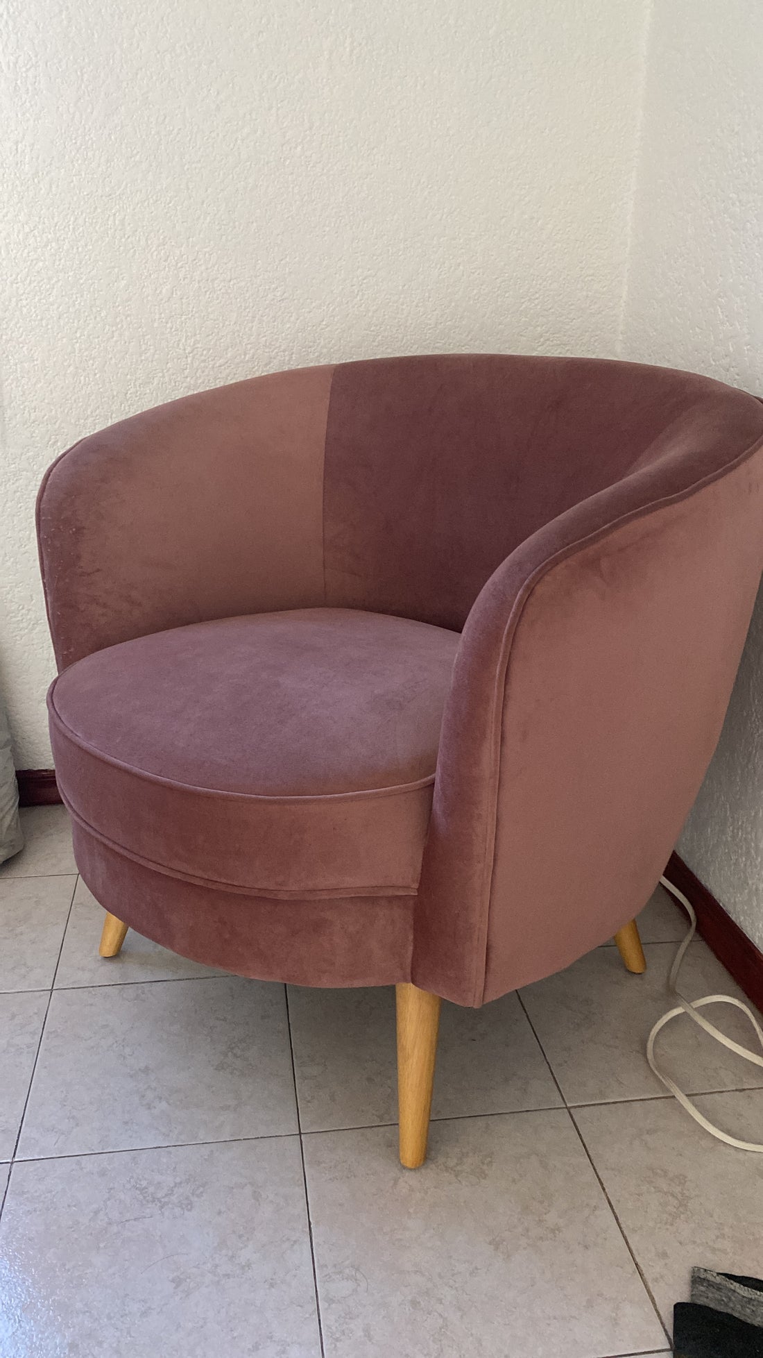 Sillón de terciopelo