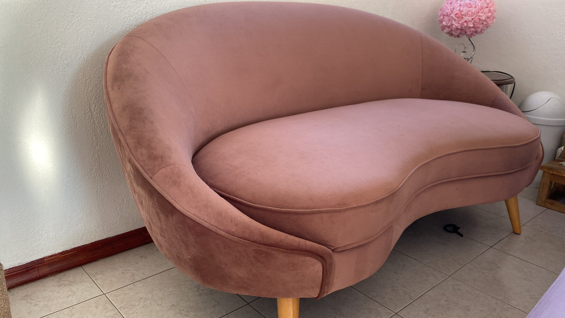 Sillon de terciopelo - 2 plazas