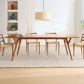Mesa Comedor West Elm Mid Century Extensible Como Nueva