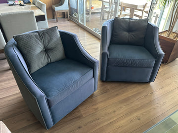 Set de 2 sillones azul claros