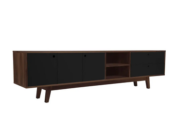 Gaia- Mueble de TV Evo nogal/negro