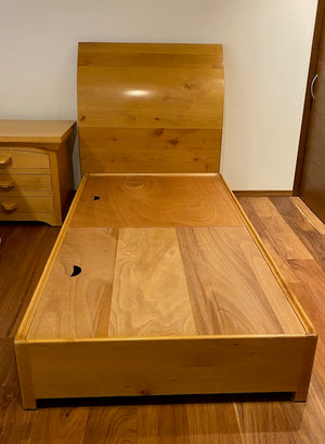 Dupuis- Set de 2 camas individuales de madera