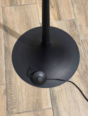 Eglo- Lámpara de piso de acero negra
